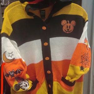 BNWT 2022 Halloween Minnie & Mickey Cardigan Medium